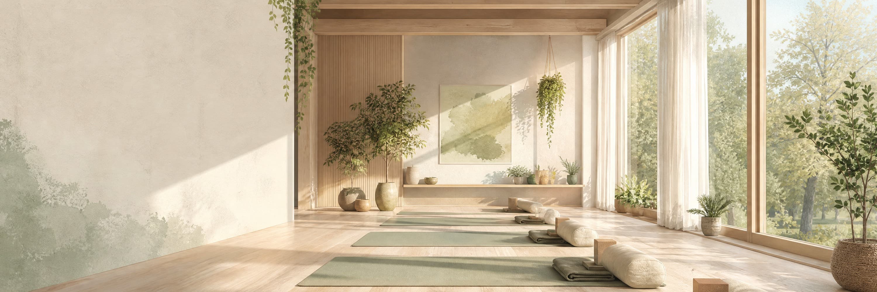 Illustrated fictional Sample profile setting for Elmsworth Wellness Studio.